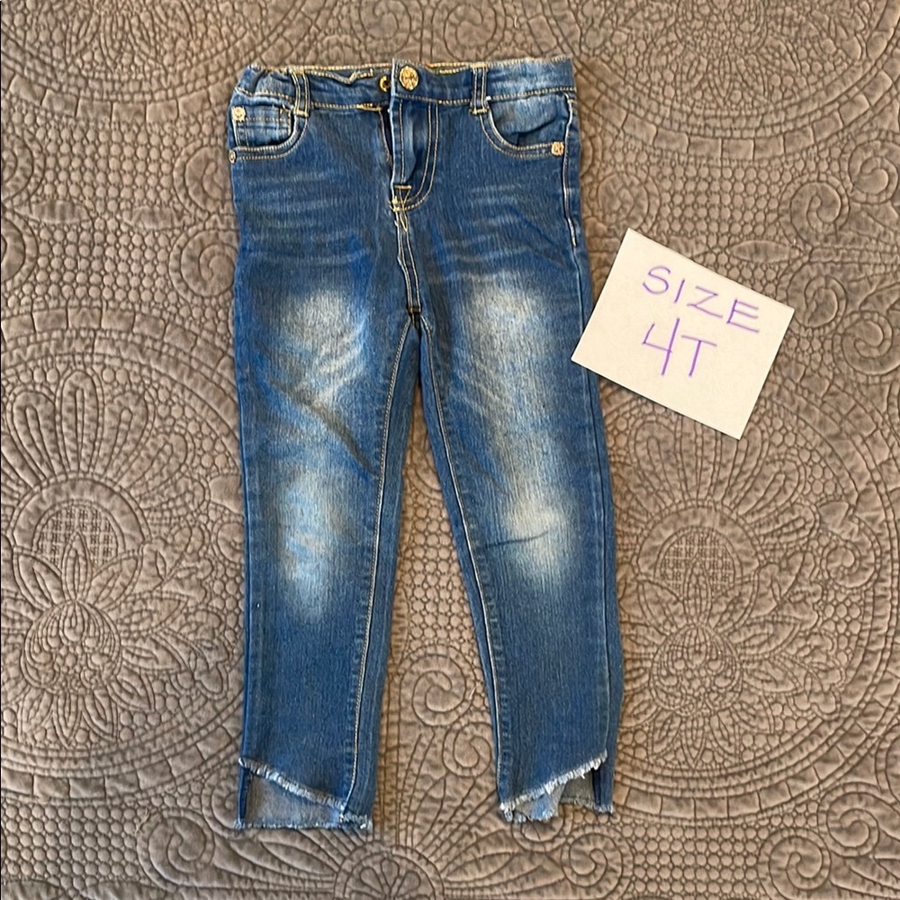 7 for all Mankind Kids Blue Denim Jeans
